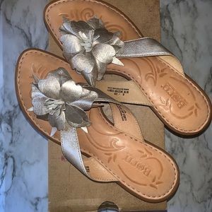 Born Chacha Panna Cotta Sandals in Silver